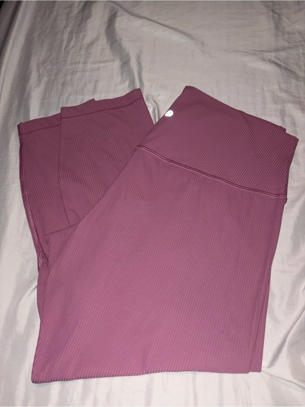 NWOT Lululemon size 14 Ribbed Mauve Leggings